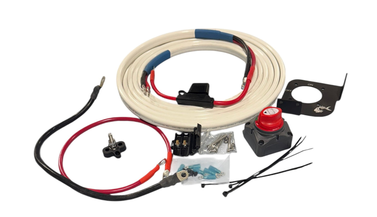 Complete boat wiring harness