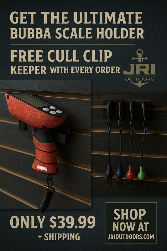 BUY 1 GET 1 FREE! BUY THE BUBBA SCALE HOLDER AND GET A CULL CLIP KEEPER FREE!!
